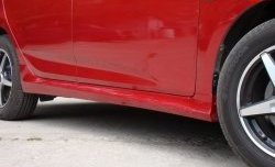Накладки на пороги Sport v2 Hyundai Solaris RB дорестайлинг седан  (2010-2014). (Неокрашенные)Цена: 4 199 р.. Увеличить фотографию 3