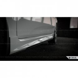 Накладки на пороги Hyundai Solaris RB дорестайлинг седан  (2010-2014) TopKontur Design. (Неокрашенные)Цена: 4 999 р.. Увеличить фотографию 16