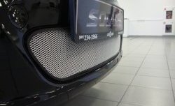 Сетка на бампер Hyundai Solaris RB дорестайлинг седан  (2010-2014) Russtal (хром).Цена: 2 149 р.. Увеличить фотографию 6