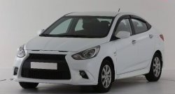 449 р. Заглушка буксировочной проушины бампера Sport-2 Hyundai Solaris RBr седан дорестайлинг (2010-2014) (Неокрашенная). Увеличить фотографию 2