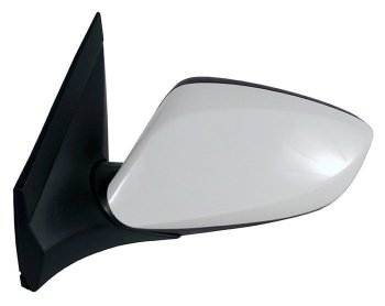 2 599 р. Боковое левое зеркало заднего вида SAT (обогрев, 5 контактов) Hyundai Solaris 1 хэтчбек RBr дорестайлинг (2010-2014) (Неокрашенное). Увеличить фотографию 1