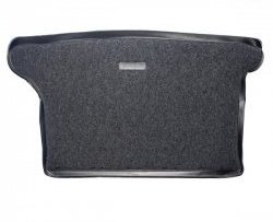Коврик в багажник хетчбек Aileron (полиуретан, покрытие Soft) Hyundai Solaris 1 хэтчбэк RBr рестайлинг (2014-2017)