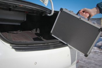 Накладка защитная на задний бампер Hyundai Solaris RB рестайлинг седан (2014-2017) Yuago.Цена: 1 079 р.. Увеличить фотографию 3
