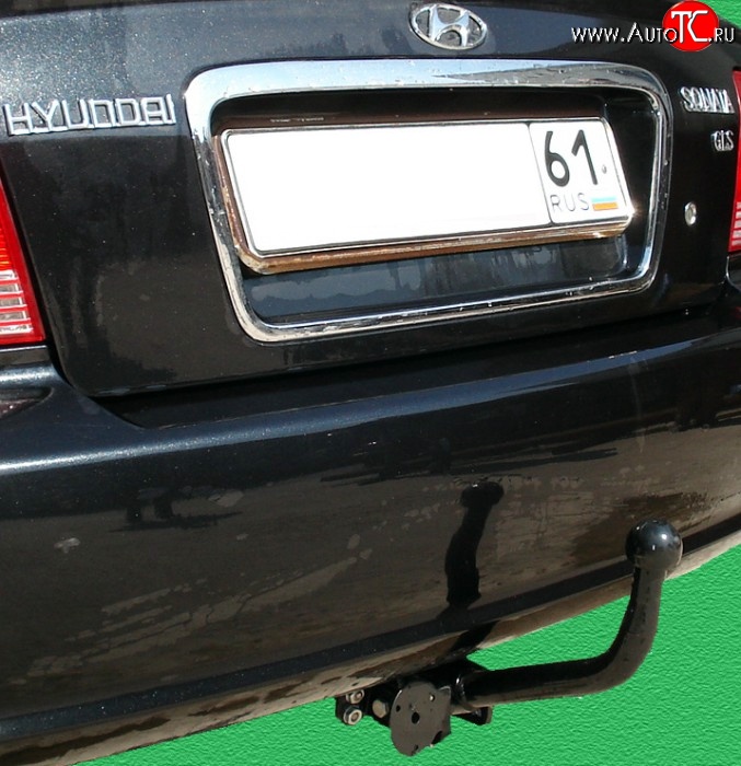 5 999 р. Фаркоп Лидер Плюс Hyundai Sonata EF рестайлинг ТагАЗ (2001-2013) (Без электропакета)