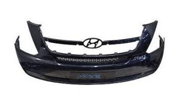 4 299 р. Передний бампер NSP Hyundai Starex/Grand Starex/H1 2 TQ дорестайлинг (2007-2013) (Неокрашенный). Увеличить фотографию 1