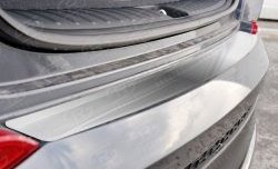 1 439 р. Накладка защитная на задний бампер Russtal  Hyundai Tucson  3 TL (2015-2018). Увеличить фотографию 1