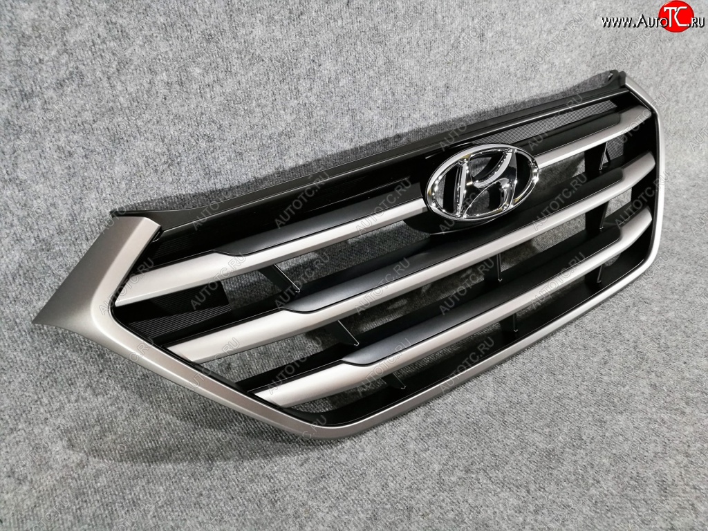 3 799 р. Решетка радиатора SPARD  Hyundai Tucson  3 TL (2015-2018) (Неокрашенная)