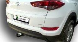 6 449 р. Фаркоп Лидер Плюс.  Hyundai Tucson  3 TL (2015-2021) (Без электропакета). Увеличить фотографию 2