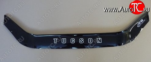 999 р. Дефлектор капота (без клыков) Russtal  Hyundai Tucson  1 JM (2004-2010)