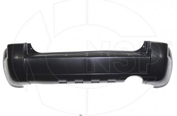 5 699 р. Задний бампер NSP (под расширитель и одну трубу)  Hyundai Tucson  1 JM (2004-2010) (Неокрашенный). Увеличить фотографию 1