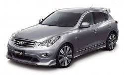 31 249 р. Комплект порогов Impul INFINITI EX35 J50 (2007-2013) (Неокрашенные). Увеличить фотографию 5