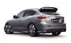 31 249 р. Комплект порогов Impul INFINITI EX35 J50 (2007-2013) (Неокрашенные). Увеличить фотографию 6