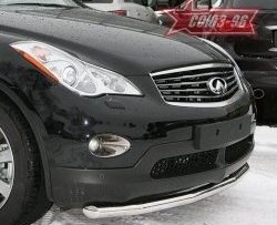 Защита переднего бампера одинарная Souz-96 (d60) INFINITI EX35 J50 (2007-2013)