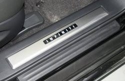 Накладки на порожки автомобиля СТ INFINITI FX45 1 S50 рестайлинг (2005-2009)