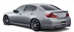 25 249 р. Накладка на задний бампер Impul INFINITI G35 V36 седан (2006-2015) (Неокрашенная). Увеличить фотографию 2