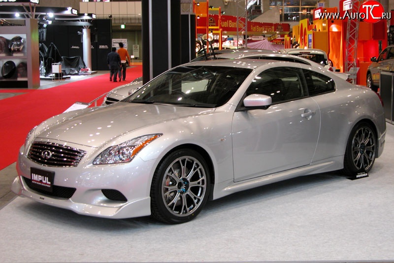 24 999 р. Комплект порогов Impul INFINITI G37 V36 седан рестайлинг (2008-2014) (Неокрашенные)