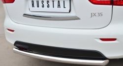 15 949 р. Одинарная защита заднего бампера из трубы диаметром 63 мм Russtal INFINITI JX35 (2012-2014). Увеличить фотографию 2