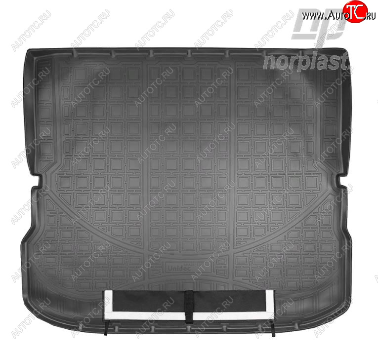 2 999 р. Коврик багажника Norplast Unidec INFINITI JX35 (2012-2014) (Черный с погрузочным ковриком (фартуком))