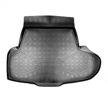 1 889 р. Коврик в багажник Norplast Unidec  INFINITI Q50 (2013-2024) (Цвет: черный). Увеличить фотографию 1