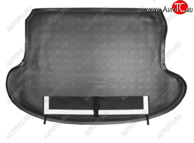 2 799 р. Коврик багажника Norplast  INFINITI Q70 (2013-2018) (Черный с погрузочным ковриком (фартуком))