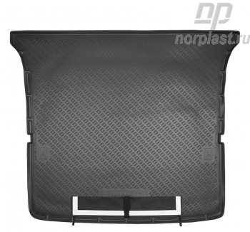 3 099 р. Коврик багажника Norplast Unidec (5 мест) Nissan Patrol 6 Y62 рестайлинг (2014-2017) (Черный, с погрузочным ковриком (фартуком)). Увеличить фотографию 1