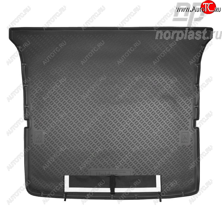 3 099 р. Коврик багажника Norplast Unidec (5 мест) Nissan Patrol 6 Y62 рестайлинг (2014-2017) (Черный, с погрузочным ковриком (фартуком))