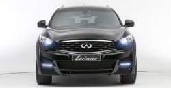 23 749 р. Передний бампер Lorinser INFINITI QX70 S51 (2013-2020) (Неокрашенный). Увеличить фотографию 2