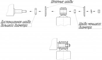 6 599 р. Амортизатор задний усиленный (лифт 40 мм, масляный) РИФ Mitsubishi L200 4  дорестайлинг (2006-2014). Увеличить фотографию 4