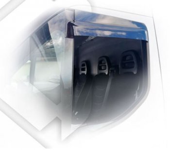 1 799 р. Дефлектора окон CA-Plastic Iveco Daily фургон (2014-2019) (Classic полупрозрачный). Увеличить фотографию 1
