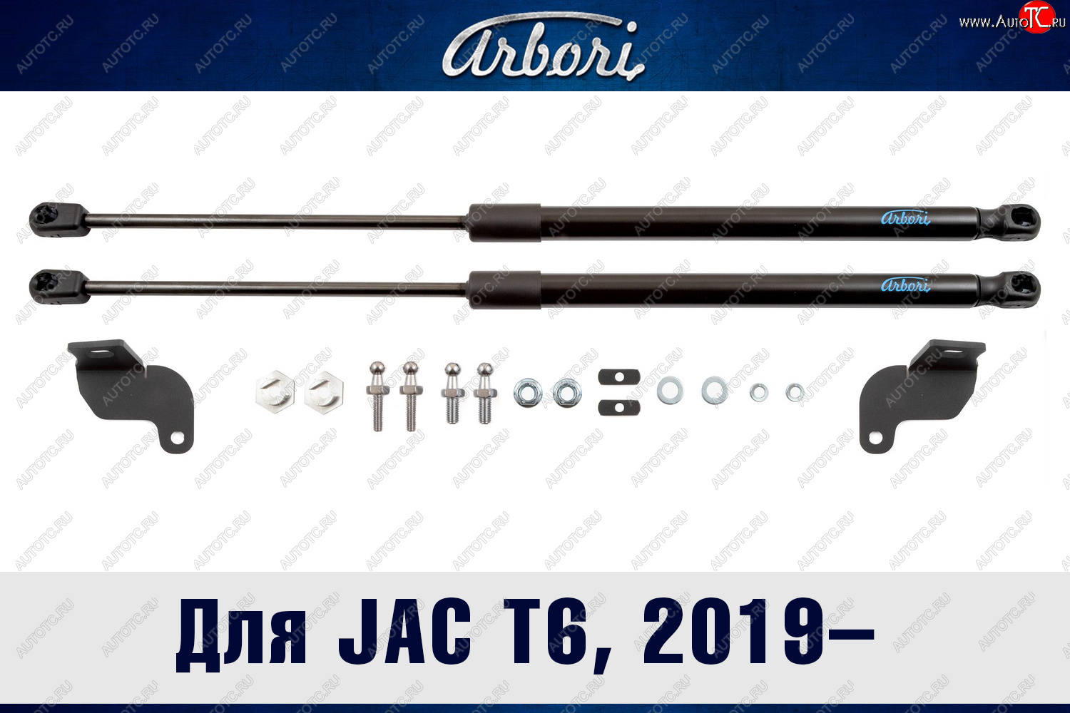 2 779 р. Упоры капота Arbori  JAC T6 (2018-2024)
