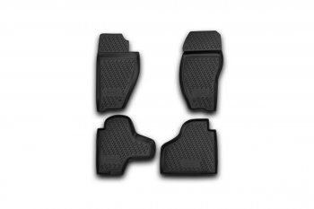 3 399 р. Комплект 3D ковриков салона Element (полиуретан)  Jeep Cherokee  KK (2007-2014) (Черные). Увеличить фотографию 1