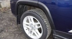 12 799 р. Накладки на колёсные арки PERFORMANCE Jeep Compass MK рестайлинг (2011-2015) (Неокрашенные). Увеличить фотографию 1
