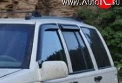 999 р. Комплект дефлекторов окон (ветровиков) 4 шт. Russtal Jeep Grand Cherokee ZJ (1993-1998). Увеличить фотографию 1
