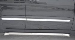 15 799 р. Защита порогов из круглой трубы с загнутыми краями диаметром 63 мм Russtal Jeep Grand Cherokee WK2 дорестайлинг (2010-2013). Увеличить фотографию 1