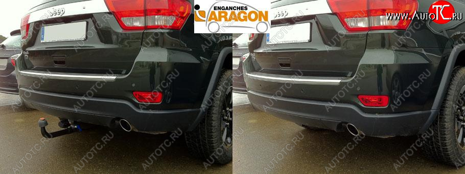 34 999 р. Фаркоп Aragon.(шар V) Jeep Grand Cherokee WK2 1-ый рестайлинг (2013-2018)