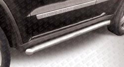 18 999 р. Защита порогов из круглой трубы диаметром 57 мм с загнутыми краями Slitkoff Jeep Grand Cherokee WK2 дорестайлинг (2010-2013) (Нержавейка, Полированная). Увеличить фотографию 1