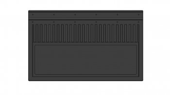 1 039 р. Комплект брызговиков (задние, 600x400 мм) Seintex КамАЗ 6520 (2007-2024). Увеличить фотографию 1