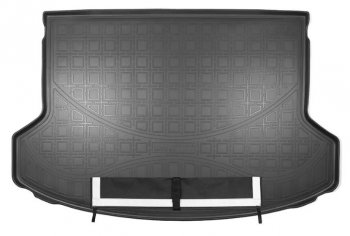 2 799 р. Коврик багажника Norplast (без сабвуфера)  KIA Seltos (2019-2024) (Черный, с погрузочным ковриком (фартуком)). Увеличить фотографию 1