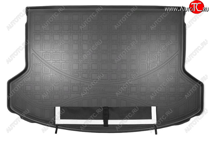 2 799 р. Коврик багажника Norplast (без сабвуфера)  KIA Seltos (2019-2024) (Черный, с погрузочным ковриком (фартуком))