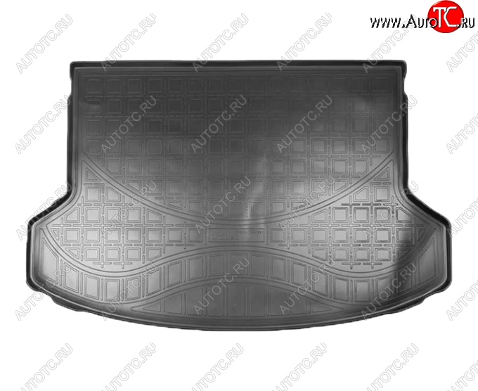 1 599 р. Коврик в багажник Norplast (без сабвуфера)  KIA Seltos (2019-2024) (Черный)