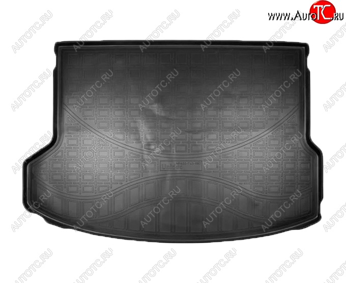1 599 р. Коврик в багажник Norplast (с сабвуфером)  KIA Seltos (2019-2024) (Черный)
