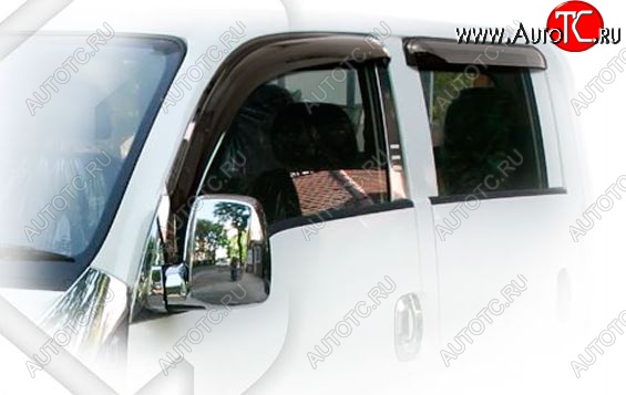 2 349 р. Дефлектора окон Double Cab CA-Plastiс  KIA Bongo  PU (2004-2012) (Classic полупрозрачный)