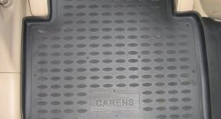 1 214 р. Коврики в салон Element 4 шт. (полиуретан) (АКПП)  KIA Carens  UN (2006-2013). Увеличить фотографию 4