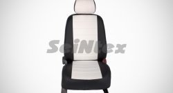 5 599 р. Чехлы для сидений SeiNtex (экокожа, белый цвет)  KIA Ceed  1 ED (2010-2012). Увеличить фотографию 2
