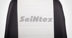 5 599 р. Чехлы для сидений SeiNtex (экокожа, белый цвет)  KIA Ceed  1 ED (2010-2012). Увеличить фотографию 4