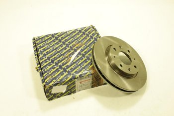 3 099 р. Передний тормозной диск JAPANPARTS (274.7 мм, вентилируемый).) KIA Cerato 1 LD хэтчбэк (2004-2007). Увеличить фотографию 1