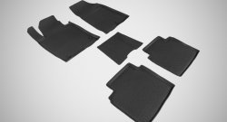 Износостойкие коврики в салон с высоким бортом SeiNtex Premium 4 шт. (резина) KIA Optima JF седан рестайлинг (2018-2020)