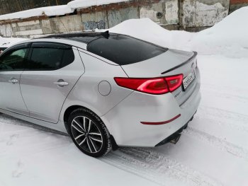 3 599 р. Лип спойлер АВТОКРАТ KIA Optima 3 TF (2010-2016) (Неокрашенный). Увеличить фотографию 3