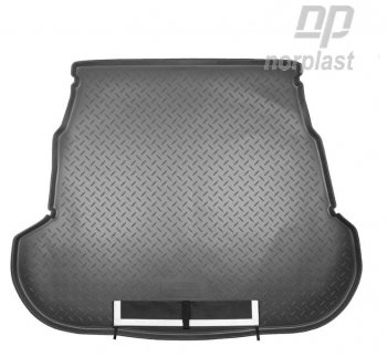 2 999 р. Коврик багажника Norplast Unidec  KIA Optima  3 TF (2010-2016) (Черный, с погрузочным ковриком (фартуком)). Увеличить фотографию 1