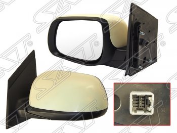 Боковое левое зеркало заднего вида SAT (указатель поворота, 5 контактов) KIA Picanto 2 TA хэтчбэк 5 дв. рестайлинг (2015-2017)